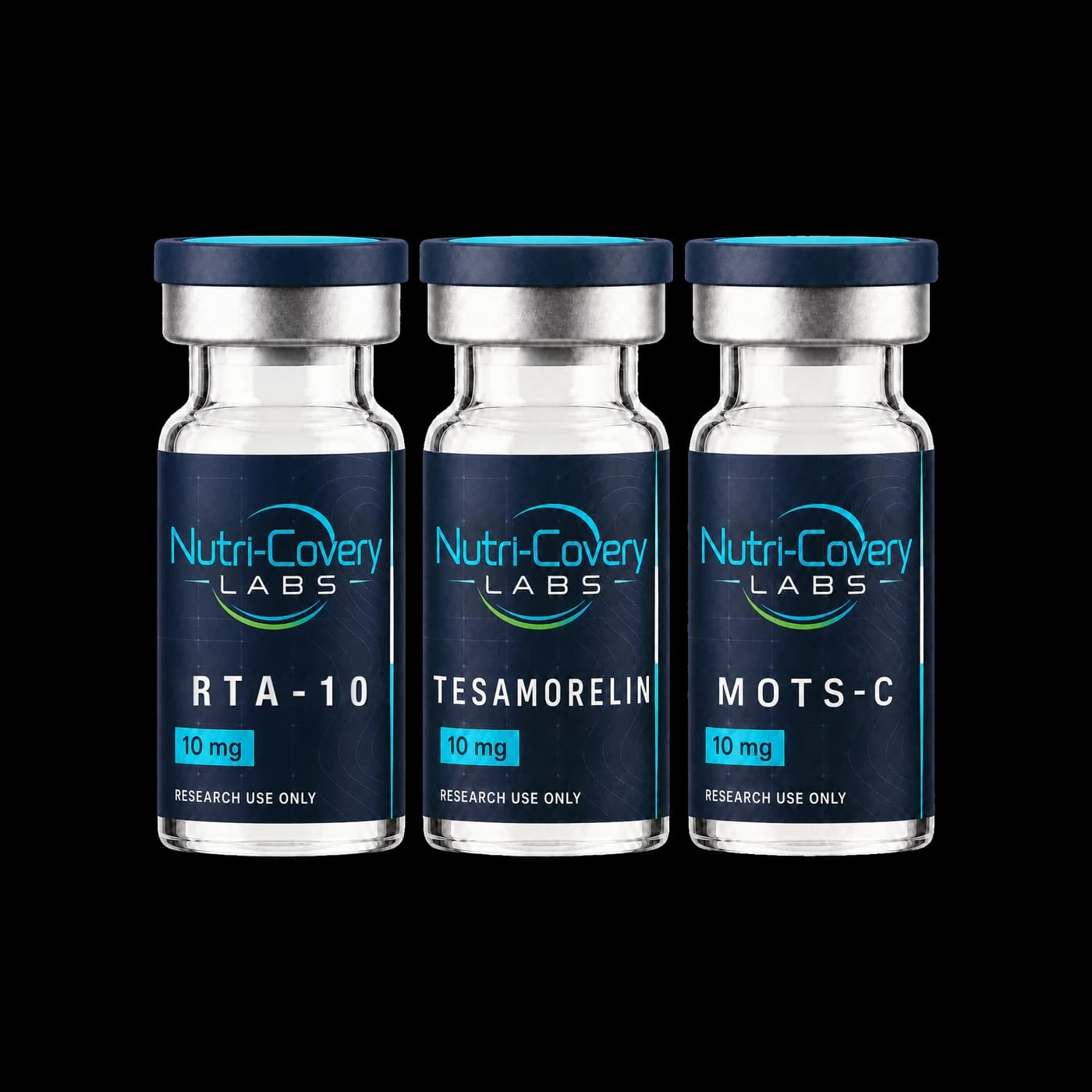 RTA-10 + Tesamorelin 10mg + MOTS-c 10mg — sealed vials